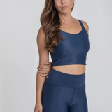 Estela Crop Top Ocean
